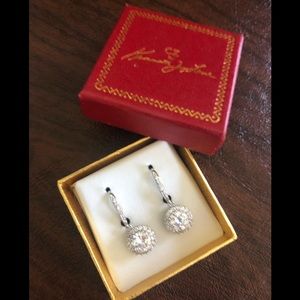 Kenneth Jay Lane CZ earrings